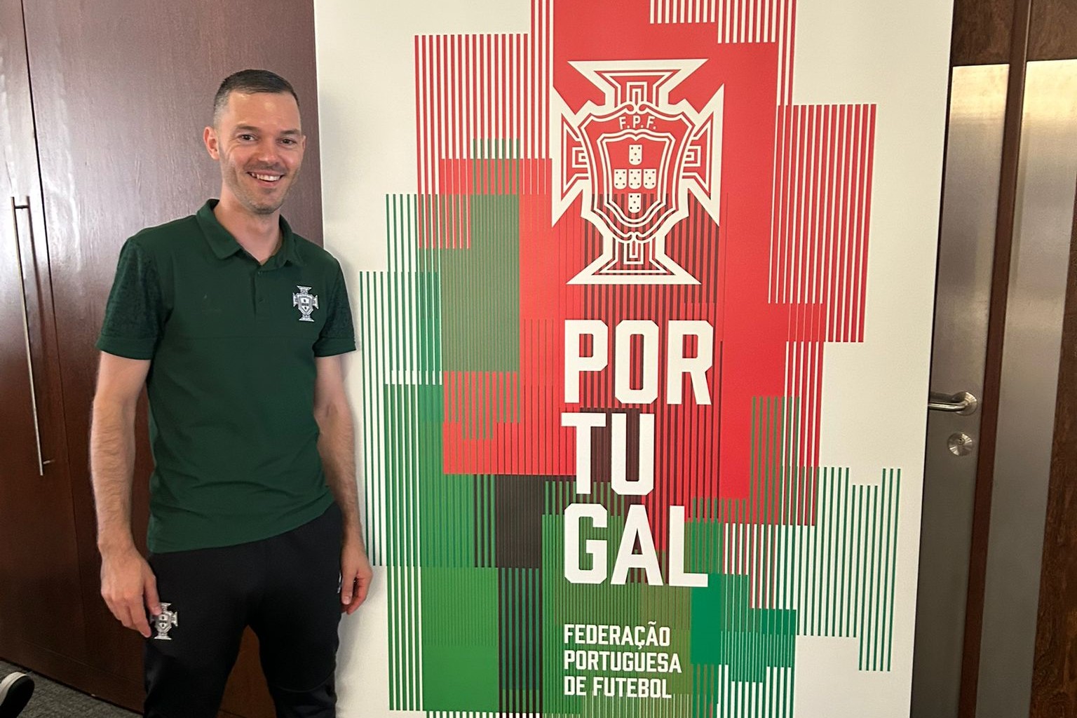João Matos em formação no Luso